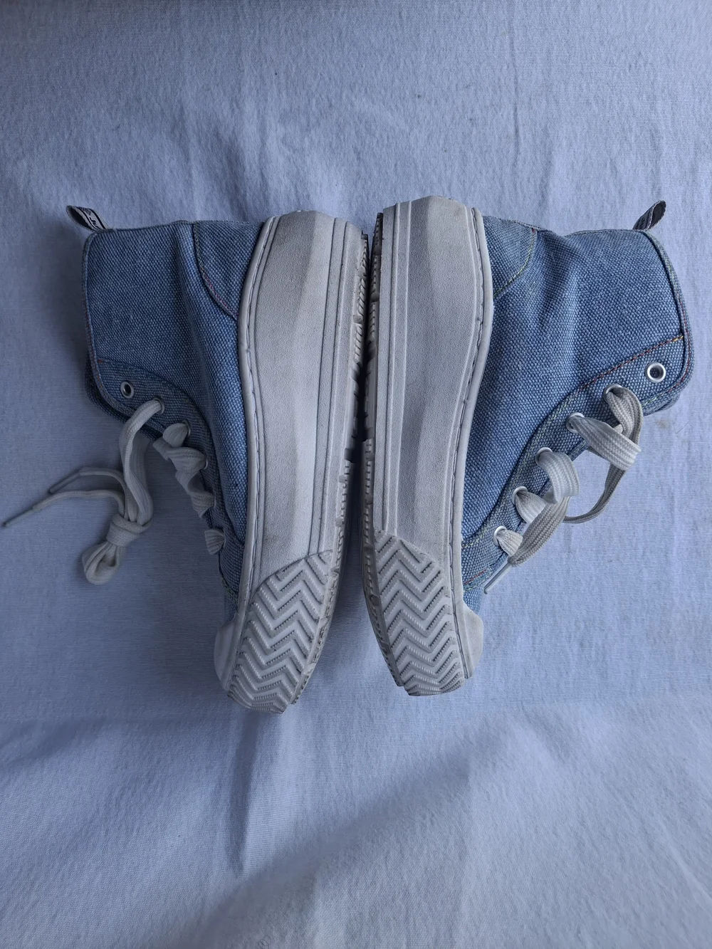 Justice High-Top Kids Sneakers in Light Blue and Pink